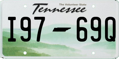 TN license plate I9769Q