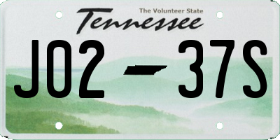 TN license plate J0237S