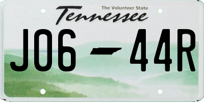 TN license plate J0644R