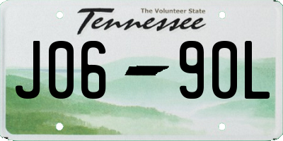 TN license plate J0690L