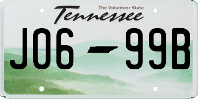 TN license plate J0699B