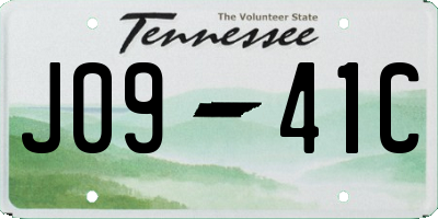 TN license plate J0941C