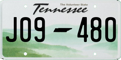 TN license plate J0948O