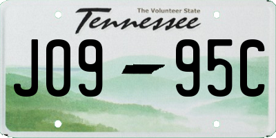 TN license plate J0995C