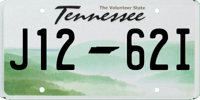 TN license plate J1262I
