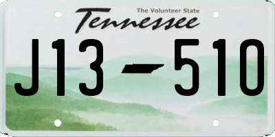 TN license plate J1351O