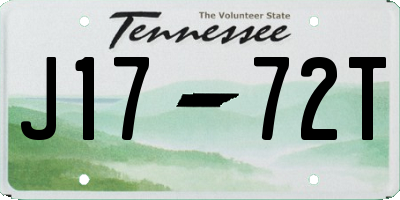 TN license plate J1772T