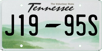 TN license plate J1995S