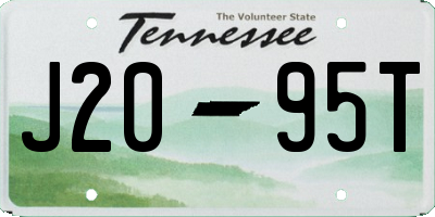 TN license plate J2095T