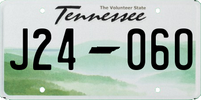 TN license plate J2406O