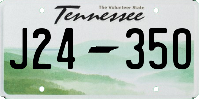 TN license plate J2435O
