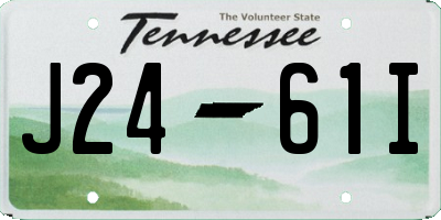 TN license plate J2461I