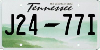 TN license plate J2477I