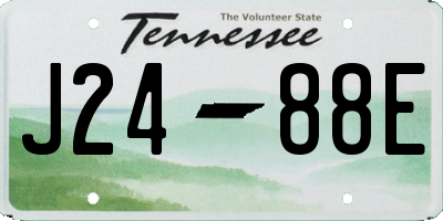 TN license plate J2488E
