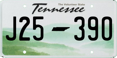 TN license plate J2539O