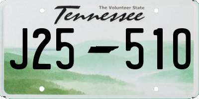 TN license plate J2551O