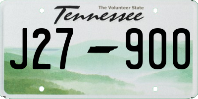 TN license plate J2790O