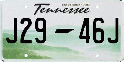 TN license plate J2946J