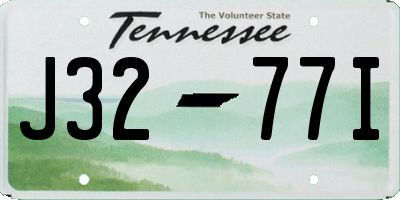 TN license plate J3277I
