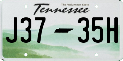 TN license plate J3735H