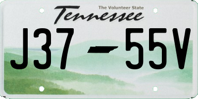 TN license plate J3755V
