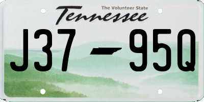TN license plate J3795Q