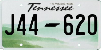 TN license plate J4462O