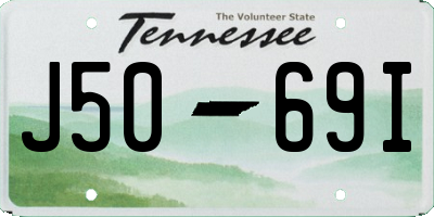 TN license plate J5069I