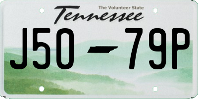 TN license plate J5079P
