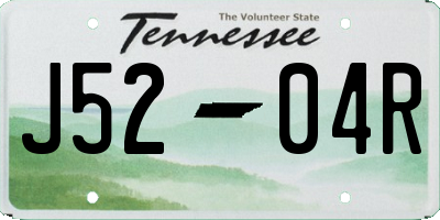 TN license plate J5204R