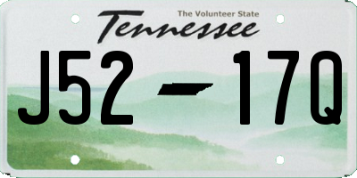 TN license plate J5217Q