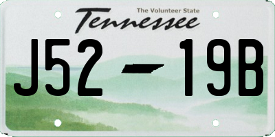 TN license plate J5219B