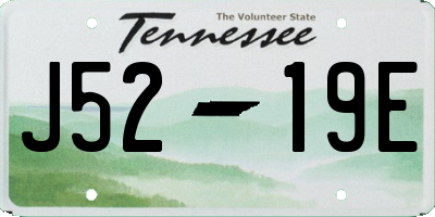 TN license plate J5219E