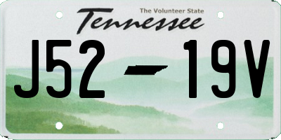 TN license plate J5219V