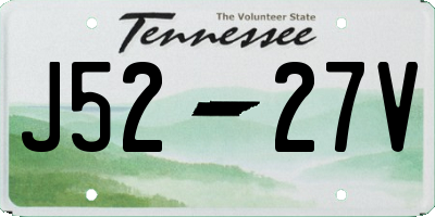 TN license plate J5227V