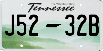 TN license plate J5232B