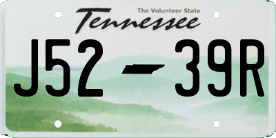TN license plate J5239R