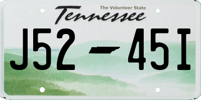 TN license plate J5245I