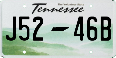 TN license plate J5246B