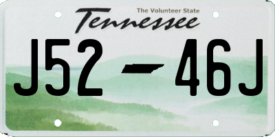 TN license plate J5246J