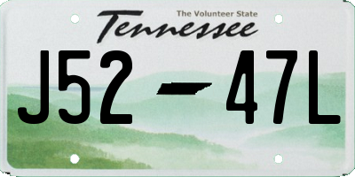 TN license plate J5247L