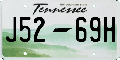TN license plate J5269H
