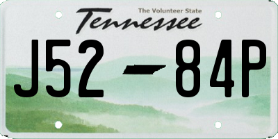 TN license plate J5284P