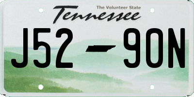 TN license plate J5290N