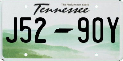 TN license plate J5290Y