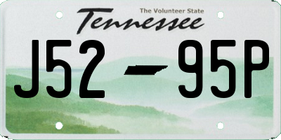 TN license plate J5295P