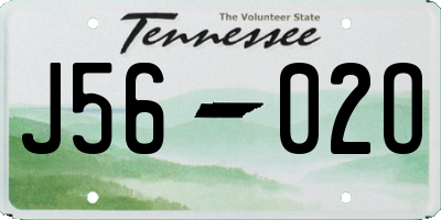 TN license plate J5602O