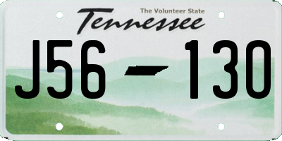 TN license plate J5613O