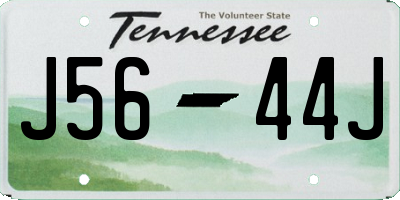 TN license plate J5644J