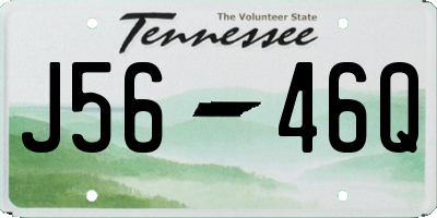 TN license plate J5646Q
